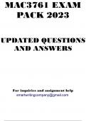 MAC3761 EXAM PACK 2023