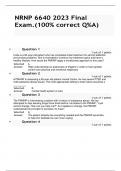 NRNP 6640 2023 Final Exam&period;&lpar;100&percnt; correct Q&percnt;A&rpar; 