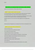 PEDIATRICS ATI REMEDIATION TEST RATED 100&percnt; CORRECT
