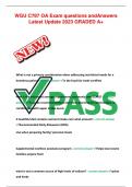 WGU C787 OA Exam questions and Answers Latest Update 2023 GRADED A&plus;&period;pdf