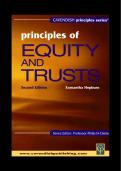 Princiles of equity and trusts 