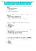 Test bank-Bates Nursing Guide Physical Examination 2nd Edition Hogan-Quigley Palm Bickley-100% -2023-2024