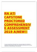 RN ATI Proctored Capstone Comprehensive Assessment A 2019/ Latest Update/ Guaranteed A+ Guide