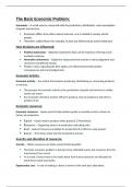 Complete AS Micro and Macro Economics Summary Note 