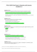 POLI 330N Final Exam 3- Question with Answers&lpar;Graded A&plus;&rpar;