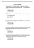WGU C207 Final Self-Assessment Q&A complete solutio