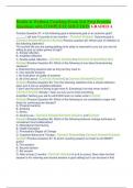  Health & Wellness Coaching Exam Test Prep Practice Questions with COMPLETE SOLUTION GRADED A