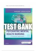 TEST BANK VARCAROLIS FOUNDATIONS OF PSYCHIATRIC MENTAL HEALTH NURSING 8TH EDITION by Margaret Jordan Halter