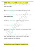 CER Final Exam Prep All Chapters &lpar;solutions&rpar; 2023 