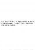 Test Bank For Psychiatric Nursing Contemporary Practice 6th Edition by Mary Ann Boyd Complete Guide All Chapters, Contemporary Nursing Issues, Trends and Management 7th Edition Cherry Test Bank, TEST BANK FOR CONTEMPORARY NURSING 8TH EDITION BY CHERRY &Te