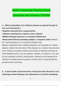 Community HESI Practice exam&period; questions and answers&rcub; &lpar;2022&sol;2023&rpar; &lpar;verified answers&rpar;