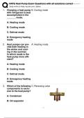 NATE Heat Pump Exam Questions with all solutions correct