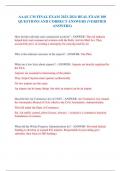 AAAE CM FINAL EXAM 2023-2024 REAL EXAM 100  QUESTIONS AND CORRECT ANSWERS &lpar;VERIFIED  ANSWERS&rpar;