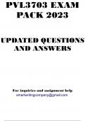 PVL3703 MCQ EXAM PACK 2023