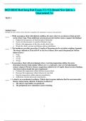 2023 HESI Med Surg Exit Exam &lpar;V1-V2&rpar; Brand New Q&As &plus; Guaranteed A&plus;