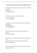 NASM&sol;AFAA Group Fitness Instructor Actual Exam 2023 QUESTIONS&vert; WITH COMPLETE SOLUTIONS 