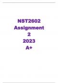 NST2602 Assignment 2 2023 () A+ workings, explanations and solutions.