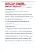 MN 580 FINAL EXAM 2023 QUESTIONS AND ANSWERS ALREADY PASSED A&plus;