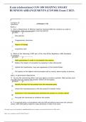 Exam &lpar;elaborations&rpar; CON 100 SHAPING SMART BUSINESS ARRANGEMENTS &lpar;CON100&rpar; Exam 2 2023&period;
