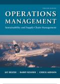 O P E R A T I O N S MANAGEMENT Sustainability and Supply Chain Management  12th Edition 