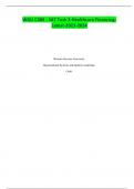 WGU C489 - SAT Task 3-Healthcare Financing-Latest-2023-2024