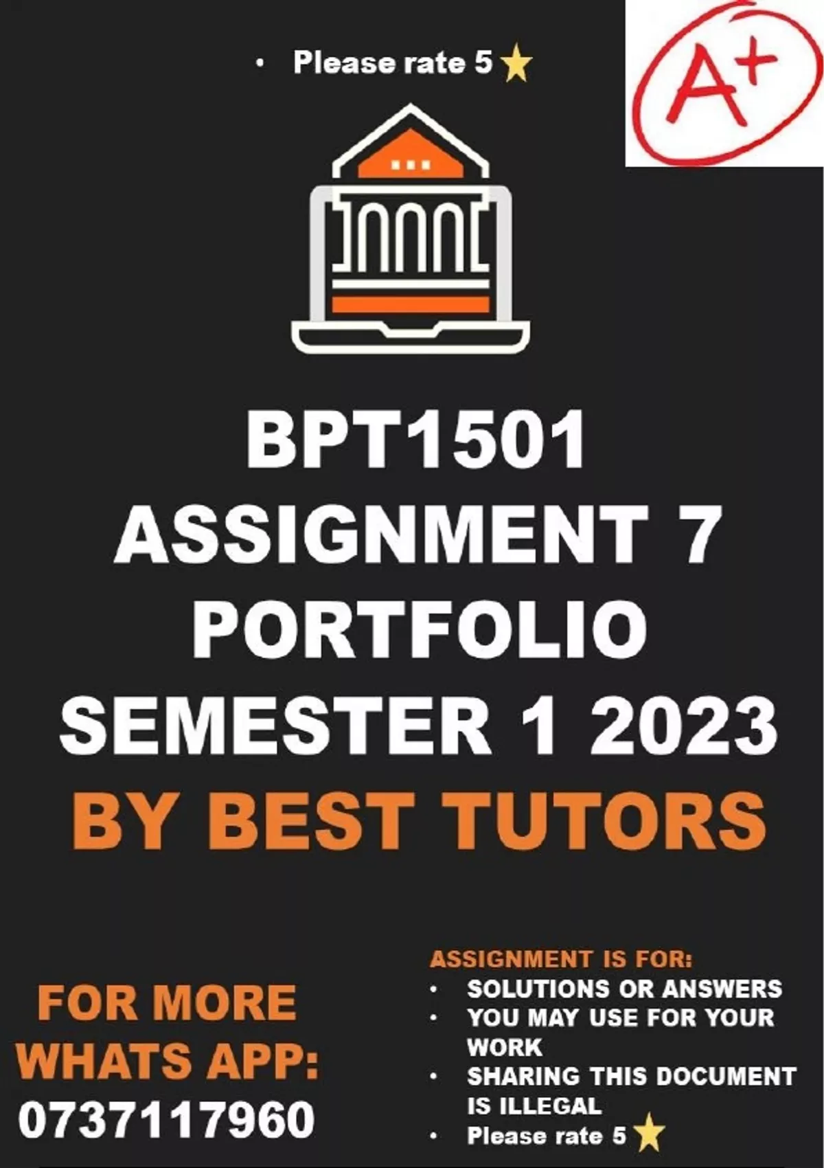bpt1501 assignment 5 2023
