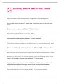 3CX Academy&comma; Basic Certification&comma; Install 3CX &vert; Questions with 100 &percnt; Correct Answers &vert; Verified