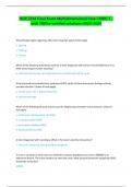 NUR 2356 Final Exam Multidimensional Care I MDC 1 - with 100&percnt;v verified solutions-2023-2024