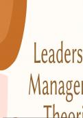 Leadership and Management Theories (HR)
