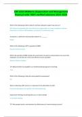 EDF-6224 Midterm &lpar;Supervision and Management  Fluency&rpar;-with 100&percnt; verified solutions-2023-2024