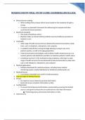 NURSING NR599 FINAL STUDY GUIDE CHAMBERLAIN COLLEGE LATEST 2023&sol;2024