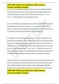 AHIP 2023 Final Exam Questions Answers Latest 2023 RATED A&plus;