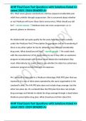 AHIP Final Exam Test Questions with Solutions Rated A&plus; Latest 2023 &sol;2024 GRADED A&plus;