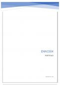 ENN1504 EXAM PORTFOLIO OCTOBER/NOVEMBER 2023 