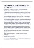 SAFE-NMLS-MLO-CA Exam Study &lpar;FULL SET&rpar;202223