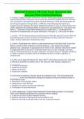 Maternal Newborn OB Final Exam Questions And Answers With Verified Solutions