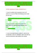 ATI RN Comprehensive Predictor 2023&sol;2024 Form A