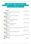 ENGL 333 FINAL EXAM TEST PREP LIBERTY UNIVERSITY 2023 NEW MATERIAL QUESTIONS AND ANSWERS