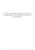 FOCUS ON NURSING PHARMACOLOGY 8TH EDITION KARCH TEST BANK ALL CHAPTERS COVERED 1-59