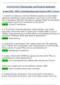 2023 Complete ACLS Tests ( ACLS post test 1 , 2, 3 , PreTest )(ACTUAL TEST ) Questions and Answers (Solved)