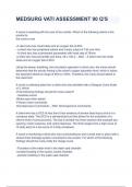 MEDSURG VATI ASSESSMENT 90 QUESTINS AND ANSWERS ALL VERIFIED 100&percnt; CORRECT
