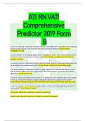 ATI COMPREHESIVE EXIT EXAM(RETAKE,NGN,FORM :A,B,and C,RN VATI,COMMUNITY,RETAKE WITH NGN)2023/2024 UPDATE