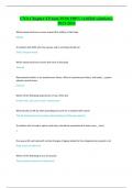 CNA Chapter 4 Exam-With 100&percnt; verified solutions2023-2024