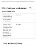 Summary The Texas Commission on Law Enforcement (TCOLE) (Master Study Guide 2022 Test Bank) Complete