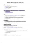 PSYC 3303 Exam 1 Study Guide
