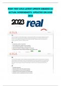 POST TEST ATLS LATEST UPDATE GRADED A&plus; ACTUAL SCREENSHOTS  UPDATED ON JUNE 2023