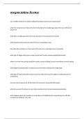 oregon tattoo license exam practice questions with correct answers