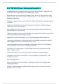 FACHE BOG Exam - all topics &lpar;Graded A&plus;&rpar;