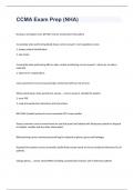 CCMA Exam Prep &lpar;NHA&rpar; 2023 with 100&percnt; correct answers