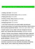 ATI Capstone Care of Children Pre Assessment Quiz&sol; Questions And Answers &vert; Latest Update Download